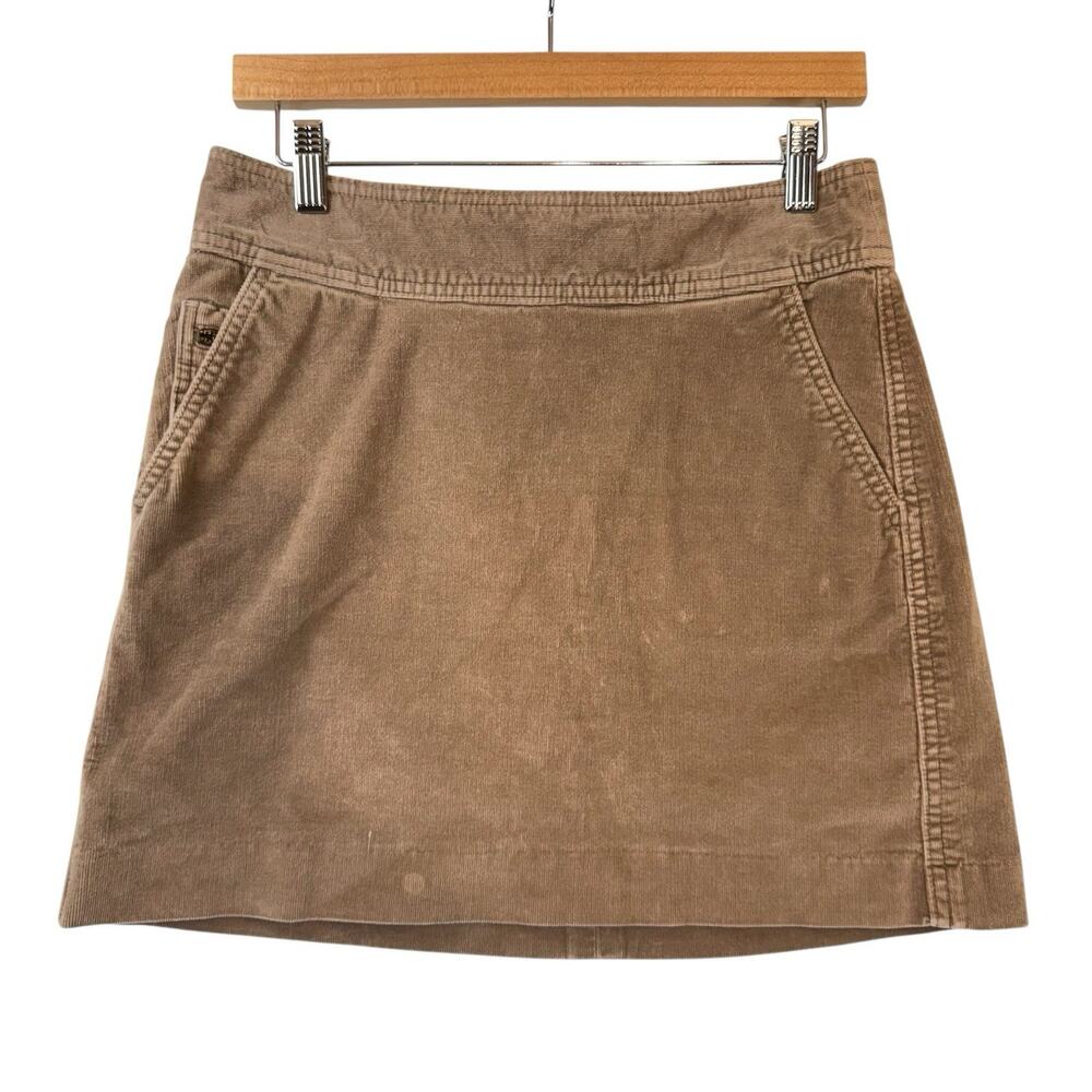 VTG Banana Republic Corduroy Mini Skirt SIZE 4 Womens ACADEMIA College Y2k Brown